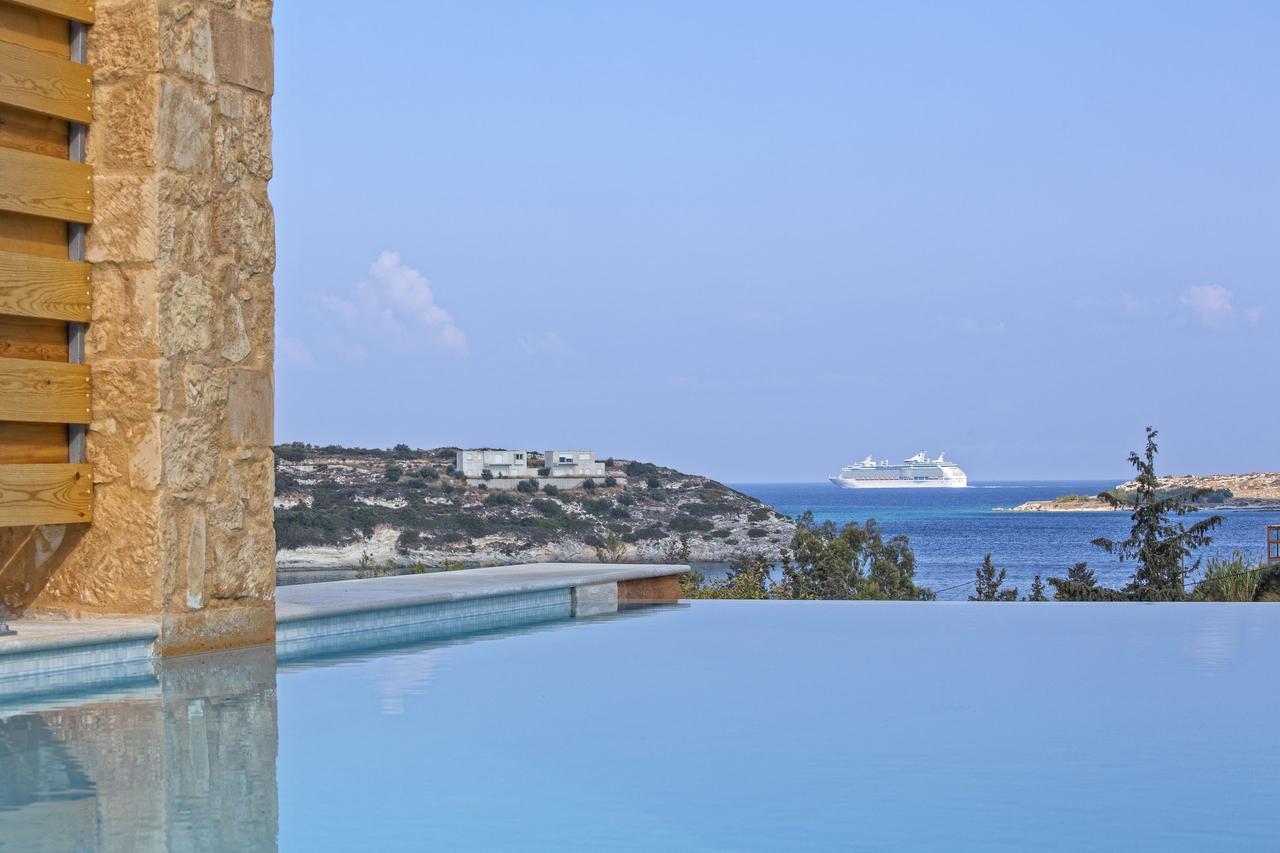 Olea Villas - Infinity Pool, Hot Tub, Sea Views Marathi  Exterior photo